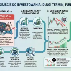 Analiza VSA: Akumulacja to rozpoznawanie skupowania akcji na spadkach, np. CCC. Potwierdzenie siły popytowej.