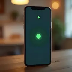 Telefon z zieloną kropką na ekranie. Co oznacza zielona kropka w telefonie? To wskaźnik aktywności mikrofonu lub kamery.
