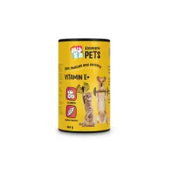 Boîte de vitamine E+ pour chiens et chats, pour la peau, les muscles et la fertilité. 250g.