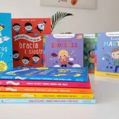 Książeczki o emocjach dla dzieci: "Strach – wróg czy przyjaciel?", "Bracia i siostry", "Czasami się złoszczę", "Czasami się martwię" i inne.