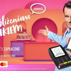 Płać zbliżeniowo BLIKIEM – odblokuj, zbliż i zapłać. Transakcja zaakceptowana. Bez kodu, bez karty, bezpiecznie.