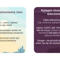 Kiedy najlepiej pić kolagen? Rano dla szybszego przyswojenia lub wieczorem jako rytuał. Unikaj kawy rano.
