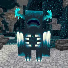 Warden z Minecrafta, potężna istota, której serca budzą grozę.