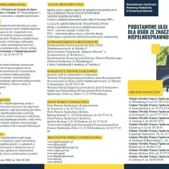 Osoby z orzeczeniem o niepełnosprawności mają ulgi: parkingowe, pocztowe, na przejazdy, bez kolejki do lekarza, abonamentowe.