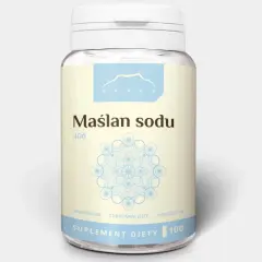 Maślan sodu na co pomaga? Ten suplement diety wspiera odbudowę jelit i mikrobiotę. Postbiotyk w kapsułkach.