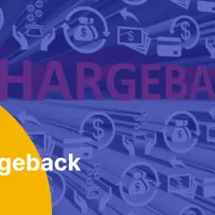 Chargeback ile czasu? Grafika przedstawia symbole finansowe i tekst "CHARGEBACK".
