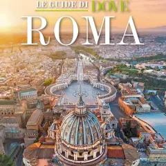 Vista aerea di Roma, con la cupola di San Pietro in primo piano. Un invito a scoprire i migliori lugares visitar Roma al tramonto.