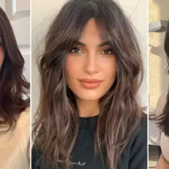Tres mujeres lucen un corte degrafilado en capas, con mechones que enmarcan sus rostros y aportan movimiento.