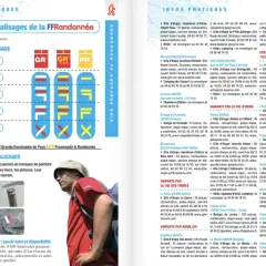 Les balisages GR 58 pour la randonnée : une carte des sentiers et des hébergements.