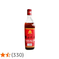 Flasche chinesischer Kochwein, Shaohsing Reiswein. Perfekt für authentische asiatische Gerichte.