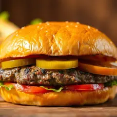 Ile kalorii ma burger wołowy? Poznaj prawdę i sekrety!