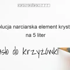 Masz "ewolucja narciarska" w krzyżówce? Znamy odpowiedź!