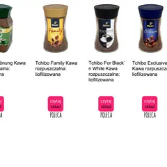 Sześć słoików kawy rozpuszczalnej: Jacobs, Tchibo, Davidoff. Co to znaczy kawa liofilizowana? To kawa, która zachowuje swój aromat.