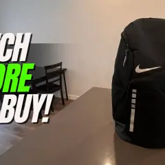 Czarny plecak Nike Hoops Elite z białym logo. Idealny na treningi, zanim kupisz, obejrzyj recenzję!