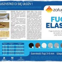 Fuga żywiczna, drobnoziarnista do kostki brukowej i płyt tarasowych. Zapewnia trwałe i estetyczne spoinowanie.