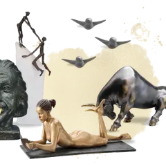 Große Skulptur Wohnzimmer: Perfektes Statement-Kunstwerk finden