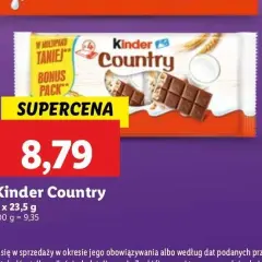 Gdzie kupić Kinder Country? Sklepy, online, promocje kup taniej!
