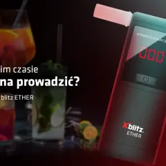Po jakim czasie można prowadzić? Alkomat xblitz ETHER pokaże Ci wynik. Zadbaj o bezpieczeństwo.