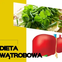 Zdrowa dieta wątrobowa: przepisy na cały tydzień. Na zdjęciu kanapka z masłem i ziołami oraz grafika wątroby.