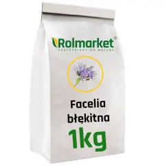 Opakowanie nasion facelii błękitnej 1kg. Rolmarket oferuje atrakcyjną facelia cena za tonę.