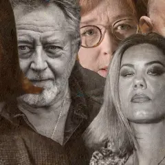 Sasha Lundell och andra ansikten i en collage-liknande bild.