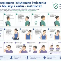 Ćwiczenia na szyję i kark: retrakcja, rozluźnianie mięśni, ćwiczenia izometryczne. Proste instrukcje dla ulgi w bólu.