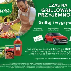 Knorr konkurs loteria: grilluj i wygrywaj! Do zgarnięcia Hyundai Kona Hybrid i inne nagrody.