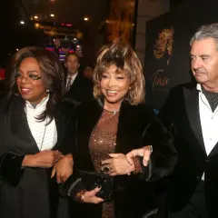 Tina Turner, Oprah Winfrey und Erwin Bach bei der Premiere von "Tina - Das Tina Turner Musical".