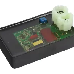 Schemat modułu 4t 6 pinów z widocznym układem elektronicznym i złączami.