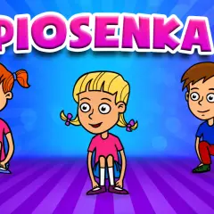 Dzieci śpiewają piosenkę: głowa, ramiona, kolana, pięty.