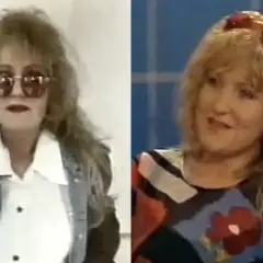 Marek Kondrat w roli cycoliny z reklamy mydełka Fa. Tekst z lat 90.