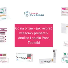 Plastry i żele na blizny: Bliznasil, Sutricon, Sikațris, Silaurum. Analiza preparatów na blizny.