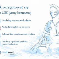 Jak przygotować się do USG jamy brzusznej: ustal termin, zgłoś się na czczo, zabierz listę leków i opróżnij pęcherz. Badanie jest szybkie i bezbolesne.