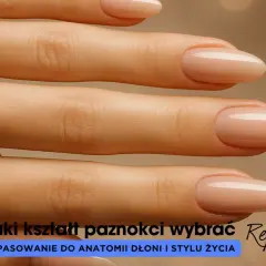 Eleganckie stylizacje paznokci w odcieniu nude. Dowiedz się, jaki kształt paznokci wybrać, dopasowując go do anatomii dłoni i stylu życia.