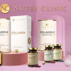 Suplementy diety Nutri Clinic: kolagen B, C, F, witamina D3, adaptogeny i antyoksydanty. Dbanie o zdrowie z minerałami i witaminami.