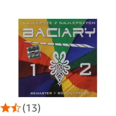 Okładka albumu "Baciary utwory" z numerami 1 i 2, remaster z bonusowymi utworami.