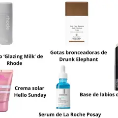 Rutina de cuidado de la piel: tónico, crema solar, serum, gotas bronceadoras y base de labios. Estos son los pasos para maquillarse que va primero.