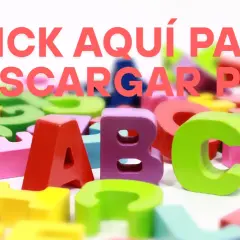 Abecedario para niños para imprimir. Letras de madera de colores A, B, C y más, listas para descargar.
