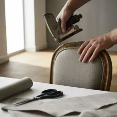 Jak wymienić tapicerkę oparcia krzesła? Przewodnik DIY