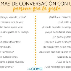 Lista de preguntas para conocer a alguien, ideal para iniciar conversaciones con esa persona que te gusta.