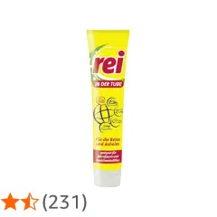 Rei in der Tube: ein gelbes Waschmittel für die Reise und daheim, ideal für Funktionskleidung.