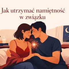 Para trzymająca się za ręce, z iskrą między nimi, symbolizuje, co to znaczy być romantycznym i jak utrzymać namiętność w związku.