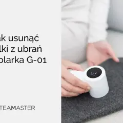 Jak usunąć zmechacenia z ubrań? Golarka G-01 Steamaster przywróci świeżość Twoim swetrom i płaszczom.