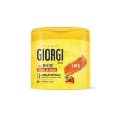 Gel Giorgi Liso con aceite de argán para un acabado impecable y un look sleek.