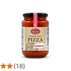 Tarro de tomate para pizza Casera Ferrer. El que tomate se usa para la pizza es este, ideal para tus recetas.