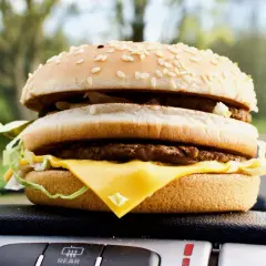 Domowy big mac przepis na idealnego burgera. Dwie wołowe kotlety, ser, sałata, ogórek, cebula i sos na sezamowej bułce.