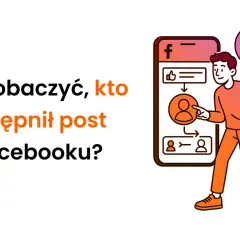 Dowiedz się, jak sprawdzić, kto udostępnił Twój post na Facebooku. Ilustracja pokazuje telefon z ikonami udostępnień.