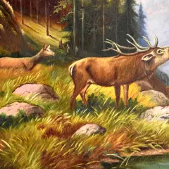 Röhrender Hirsch: Wert erkennen ist Ihr Bild Kunst oder Kitsch?