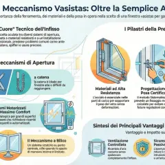 Guida ai meccanismi vasistas: illustra tipi di apertura, materiali, progettazione e fattori decisivi. Evita che una finestra vasistas si sganci con la giusta scelta.