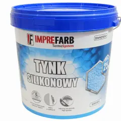 Wiadro tynku silikonowego Imprefarb. Sprawdź atrakcyjną cenę za m2 robocizny dla tego produktu.